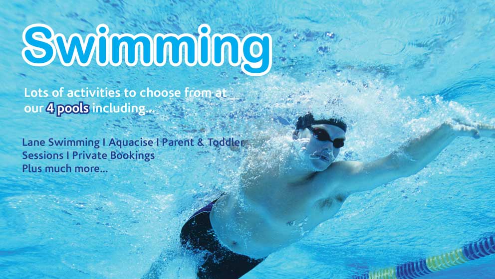 Swimming at Celtic Leisure - Swim, Splash, Learn and Enjoy.